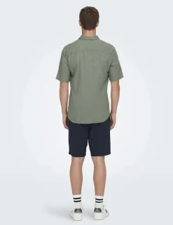 Cotton Linen Blend Shirt