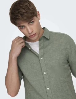 Cotton Linen Blend Shirt