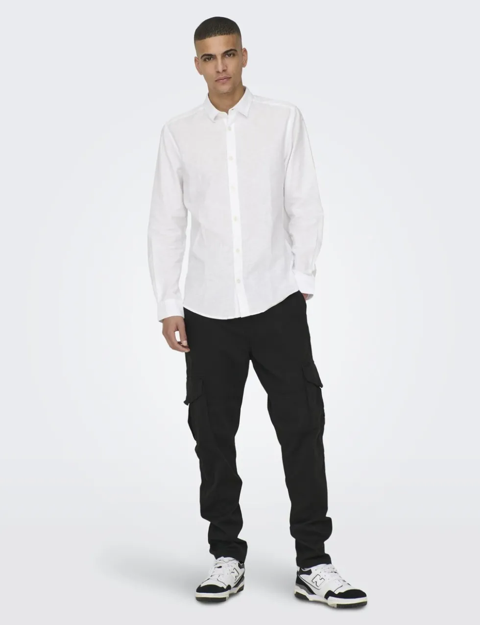 Cotton Linen Blend Shirt