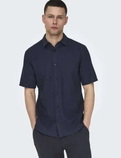 Cotton Linen Blend Shirt