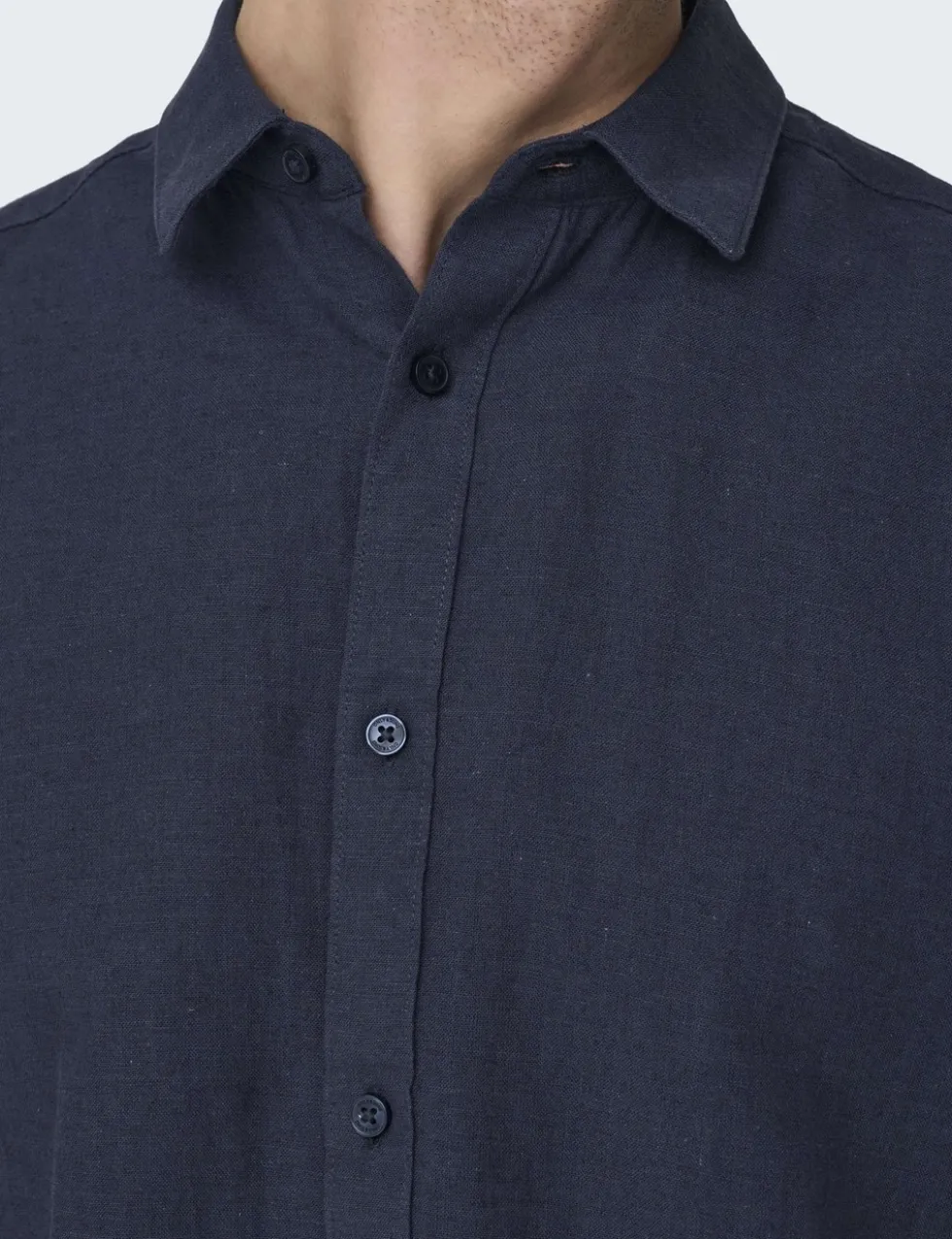 Cotton Linen Blend Shirt