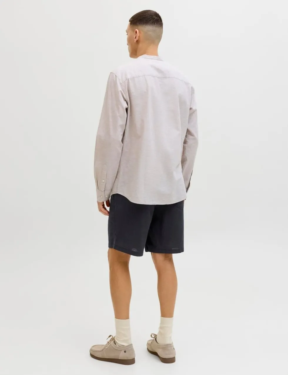 Cotton Linen Blend Shorts