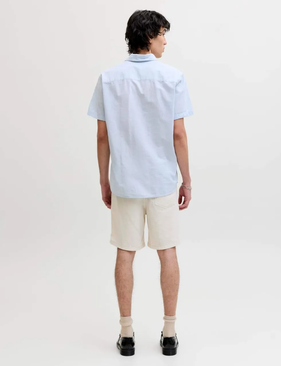 Cotton Linen Blend Shorts