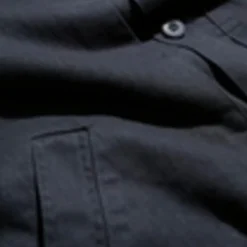 Cotton Linen Blend Utility Jacket