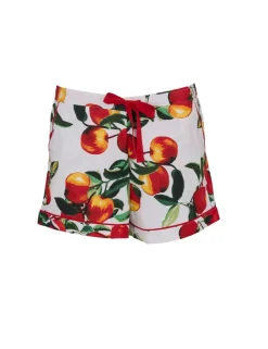 Cotton Modal Apple Print Pyjama Shorts