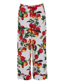 Cotton Modal Apple Print Pyjama Bottoms