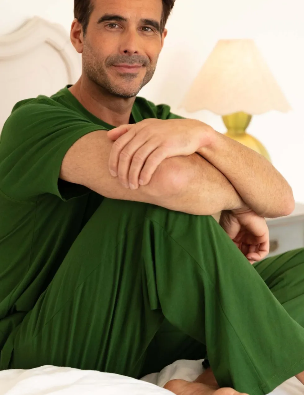 Cotton Modal Blend Drawstring Pyjama Bottoms