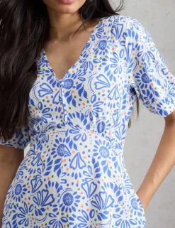 Cotton Modal Blend Jersey Midi Tea Dress