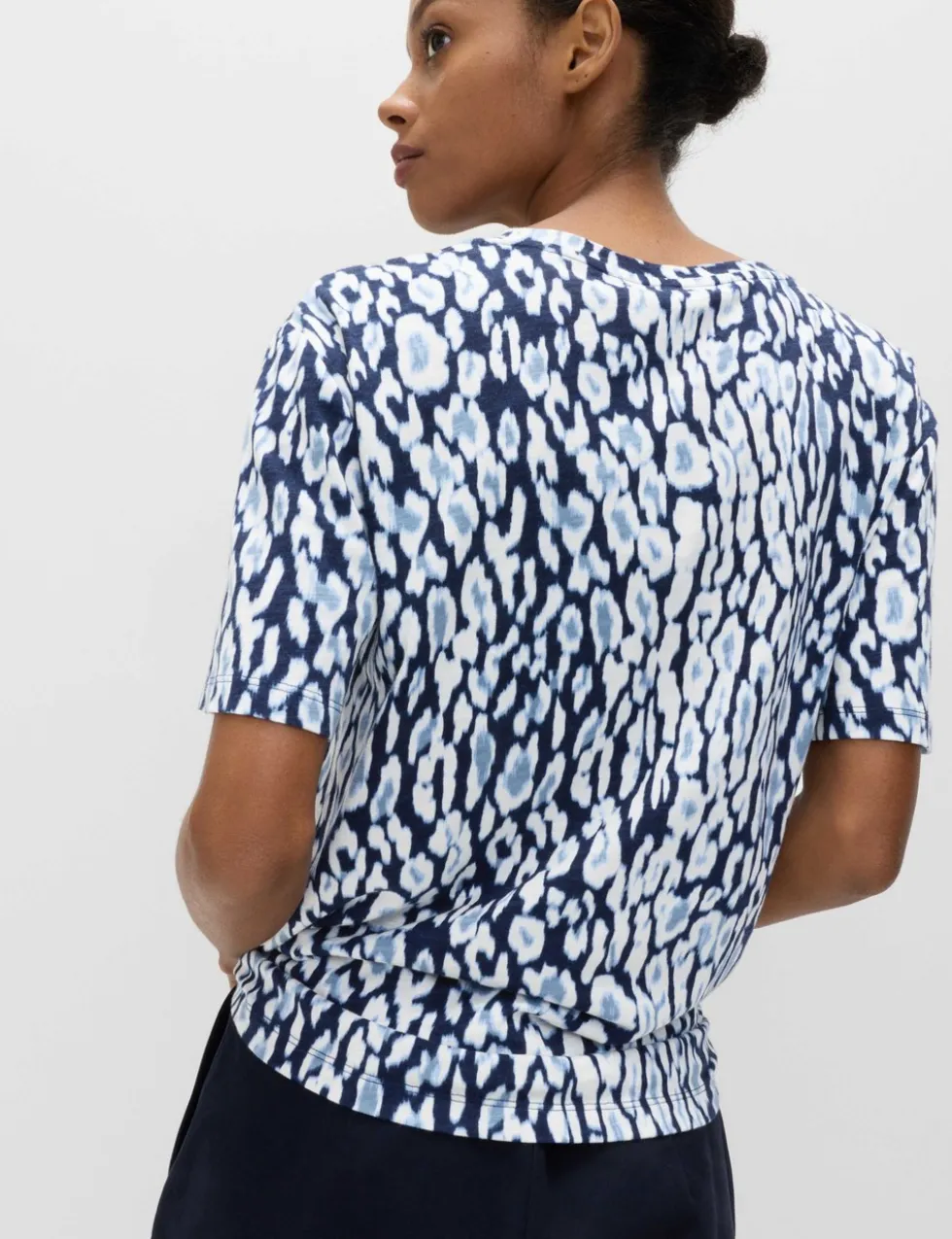 Cotton Modal Blend Printed T-Shirt