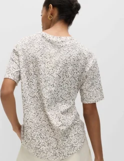 Cotton Modal Blend Printed T-Shirt