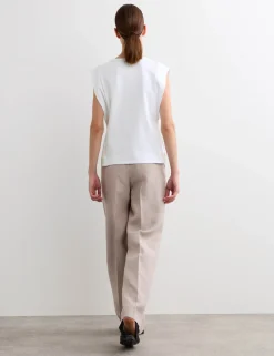 Cotton Modal Blend Ribbed Tank Top