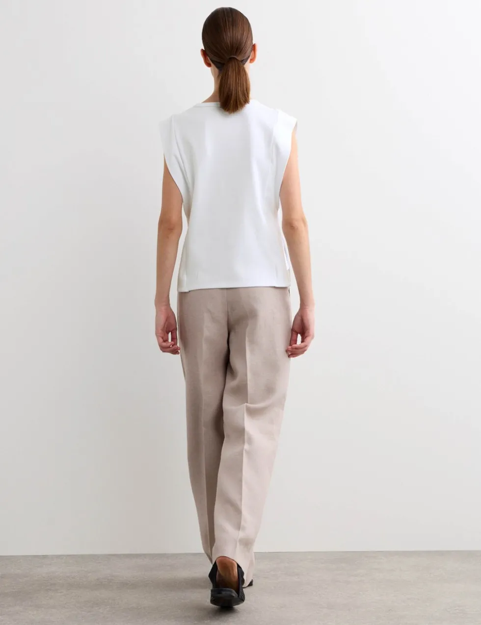 Cotton Modal Blend Ribbed Tank Top