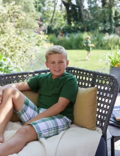 Cotton Modal Checked Pyjamas (2-13 Yrs)