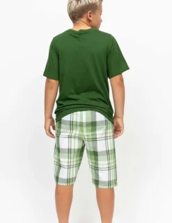 Cotton Modal Checked Pyjamas (2-13 Yrs)