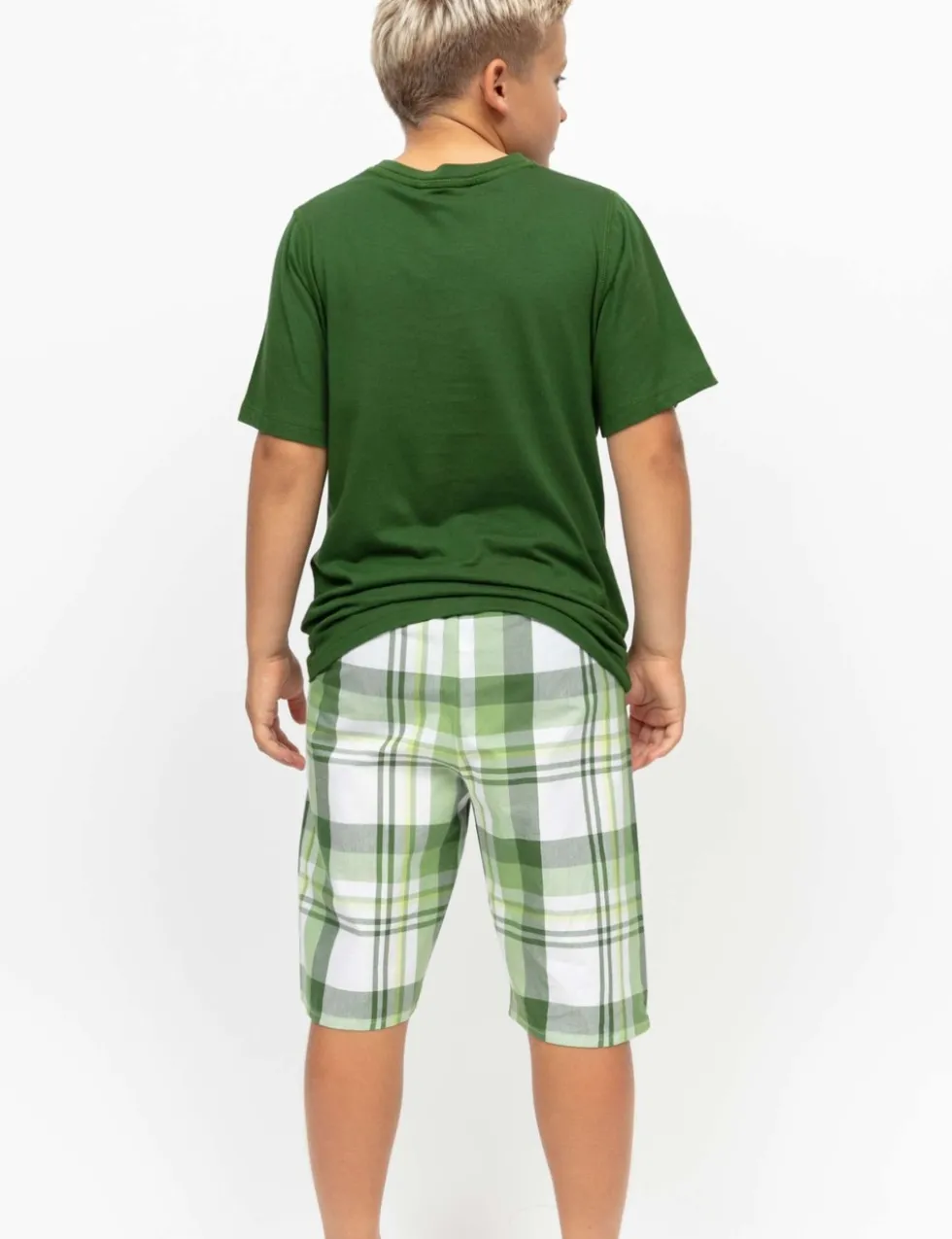 Cotton Modal Checked Pyjamas (2-13 Yrs)