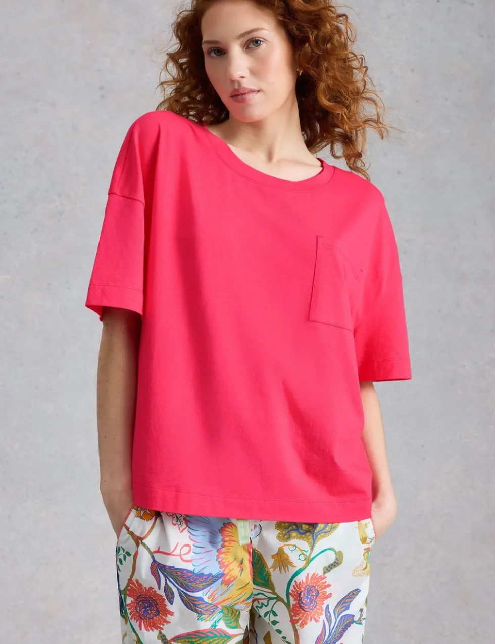 Cotton Modal Embroidered Pyjama Top