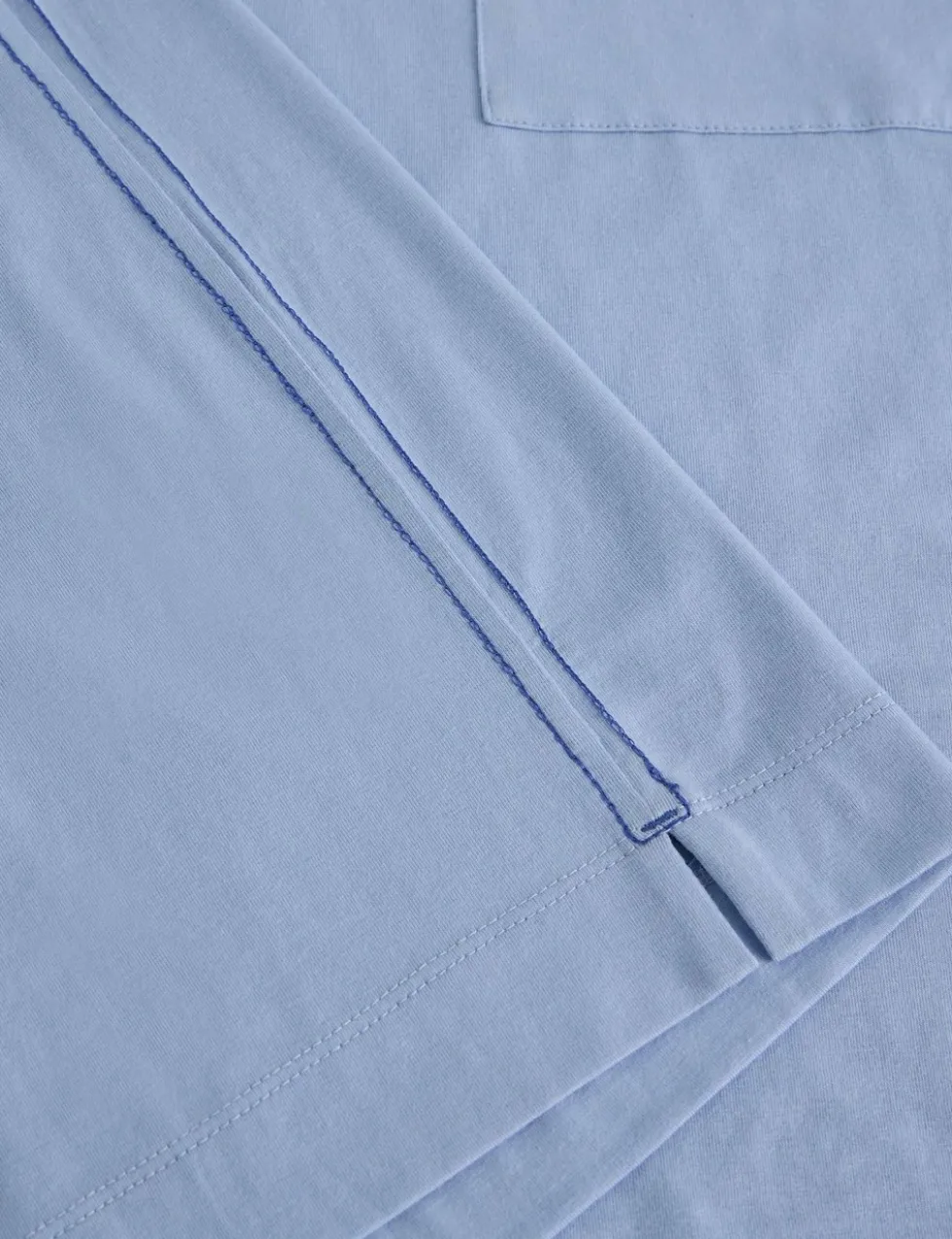 Cotton Modal Embroidered Pyjama Top