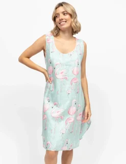 Cotton Modal Flamingo Swing Nightdress