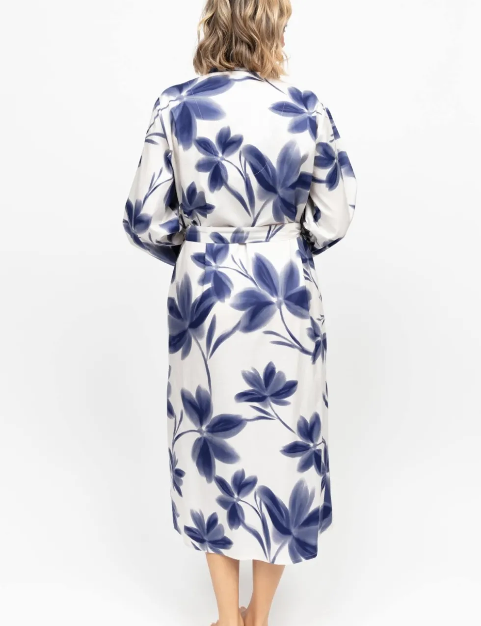 Cotton Modal Floral Dressing Gown