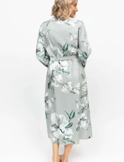 Cotton Modal Floral Print Dressing Gown