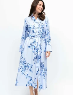 Cotton Modal Floral Print Dressing Gown