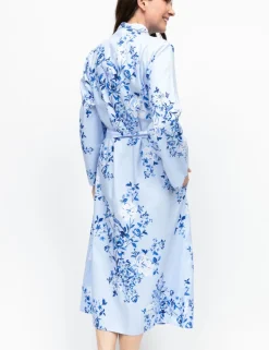 Cotton Modal Floral Print Dressing Gown