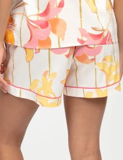 Cotton Modal Floral Pyjama Shorts