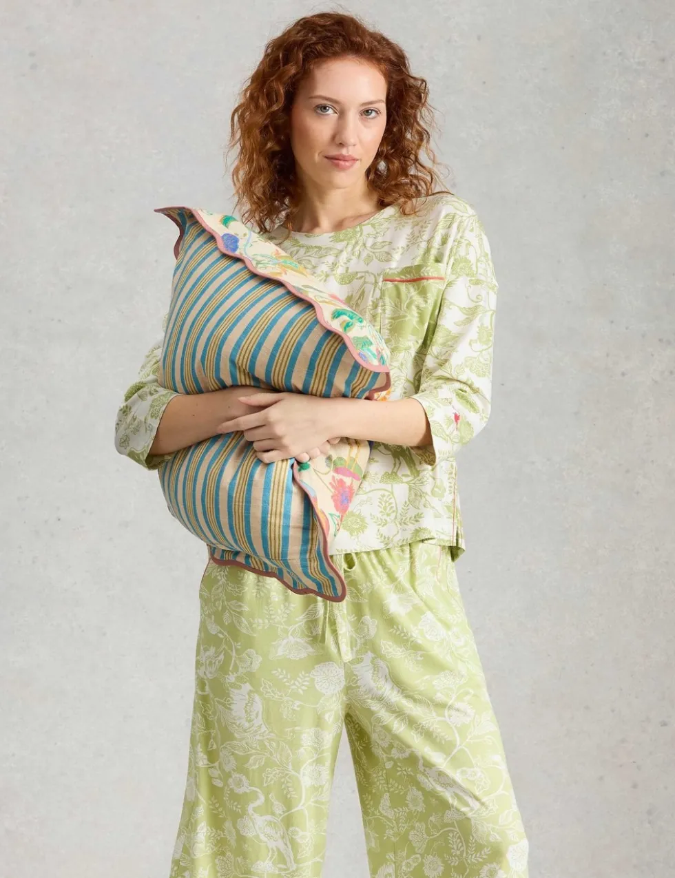 Cotton Modal Floral Pyjama Top