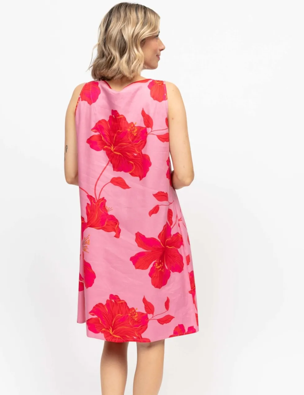Cotton Modal Floral Short Nightdress