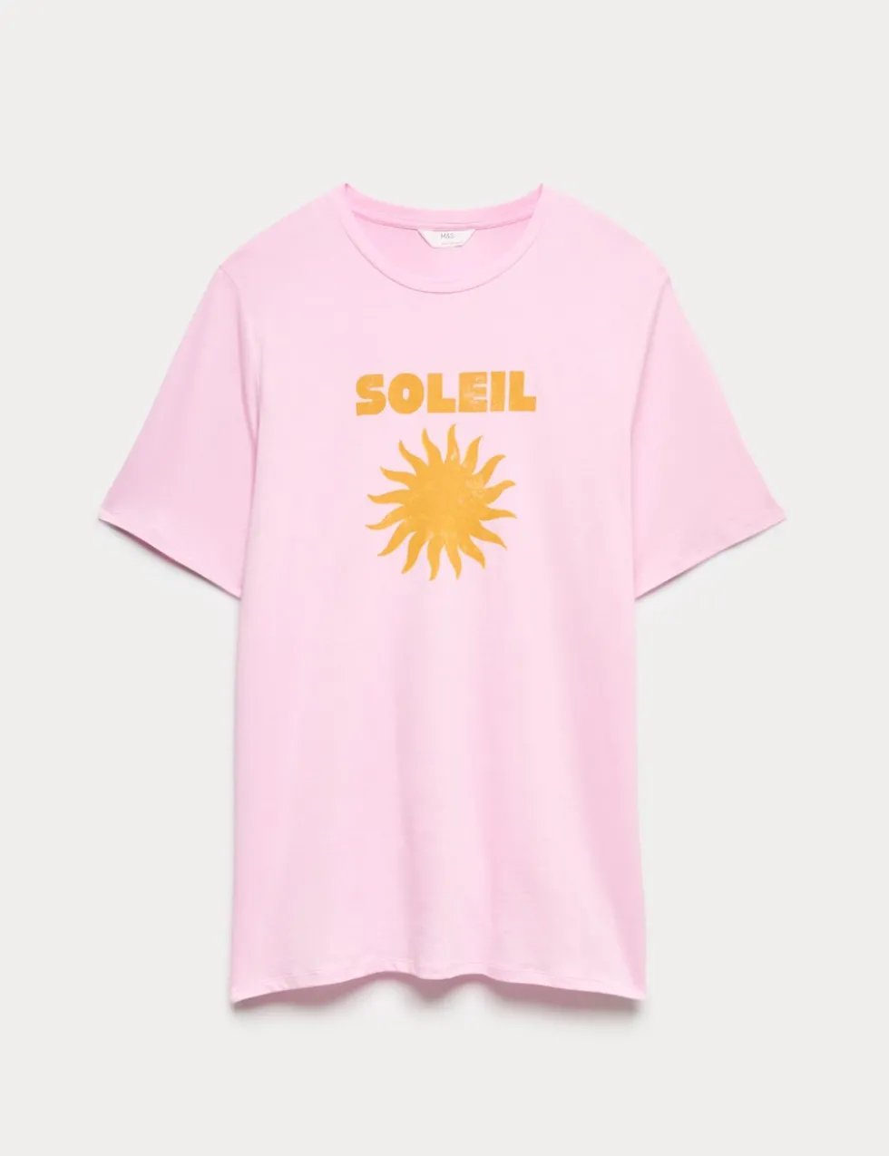 Cotton Modal Fruit Graphic Oversized T-Shirt
