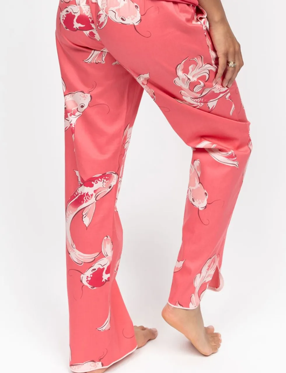 Cotton Modal Koi Fish Print Pyjama Bottoms