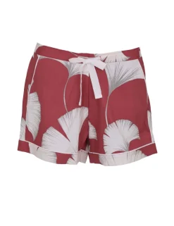 Cotton Modal Leaf Print Pyjama Shorts