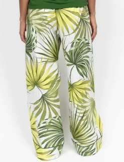 Cotton Modal Palm Print Pyjama Bottoms