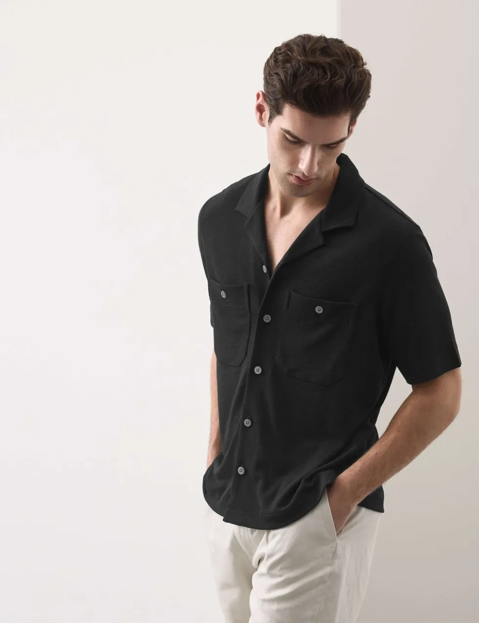 Cotton Modal Polo Shirt