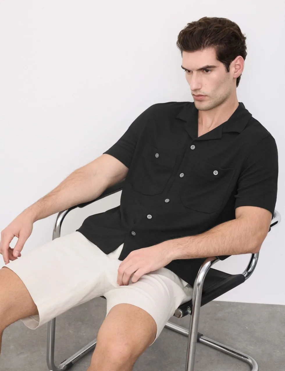 Cotton Modal Polo Shirt