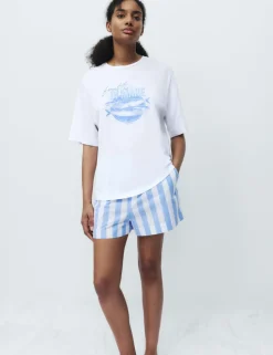 Cotton Modal Print Pyjama Top