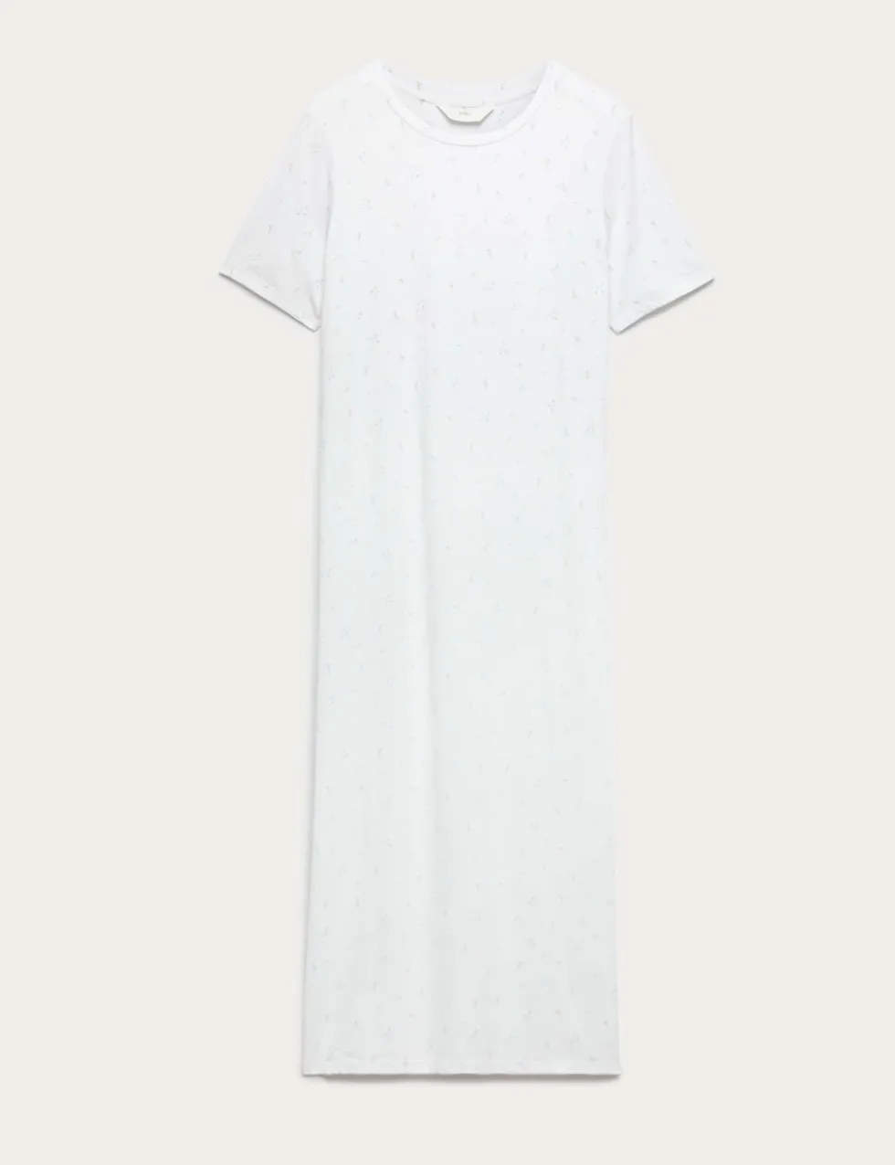 Cotton Modal Printed Long Nightdress