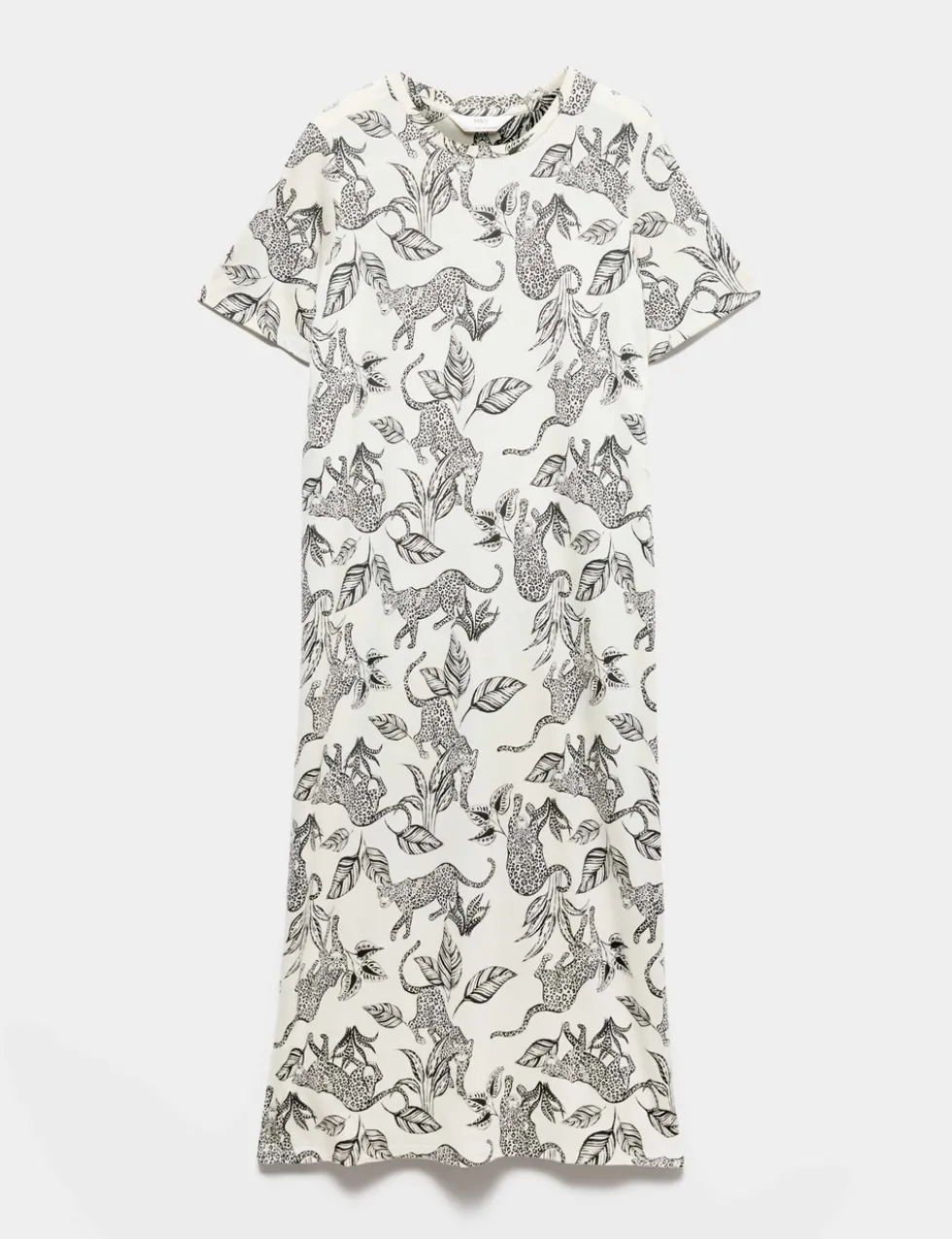 Cotton Modal Printed Long Nightdress