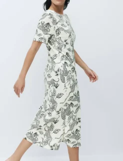 Cotton Modal Printed Long Nightdress