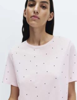 Cotton Modal Printed Long Nightdress