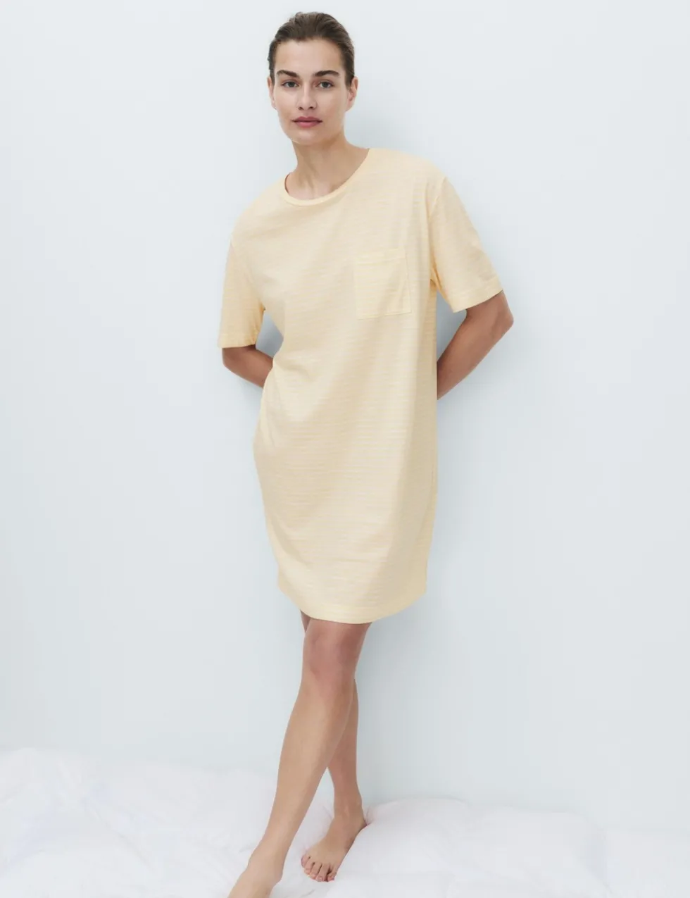 Cotton Modal Printed Minishirt