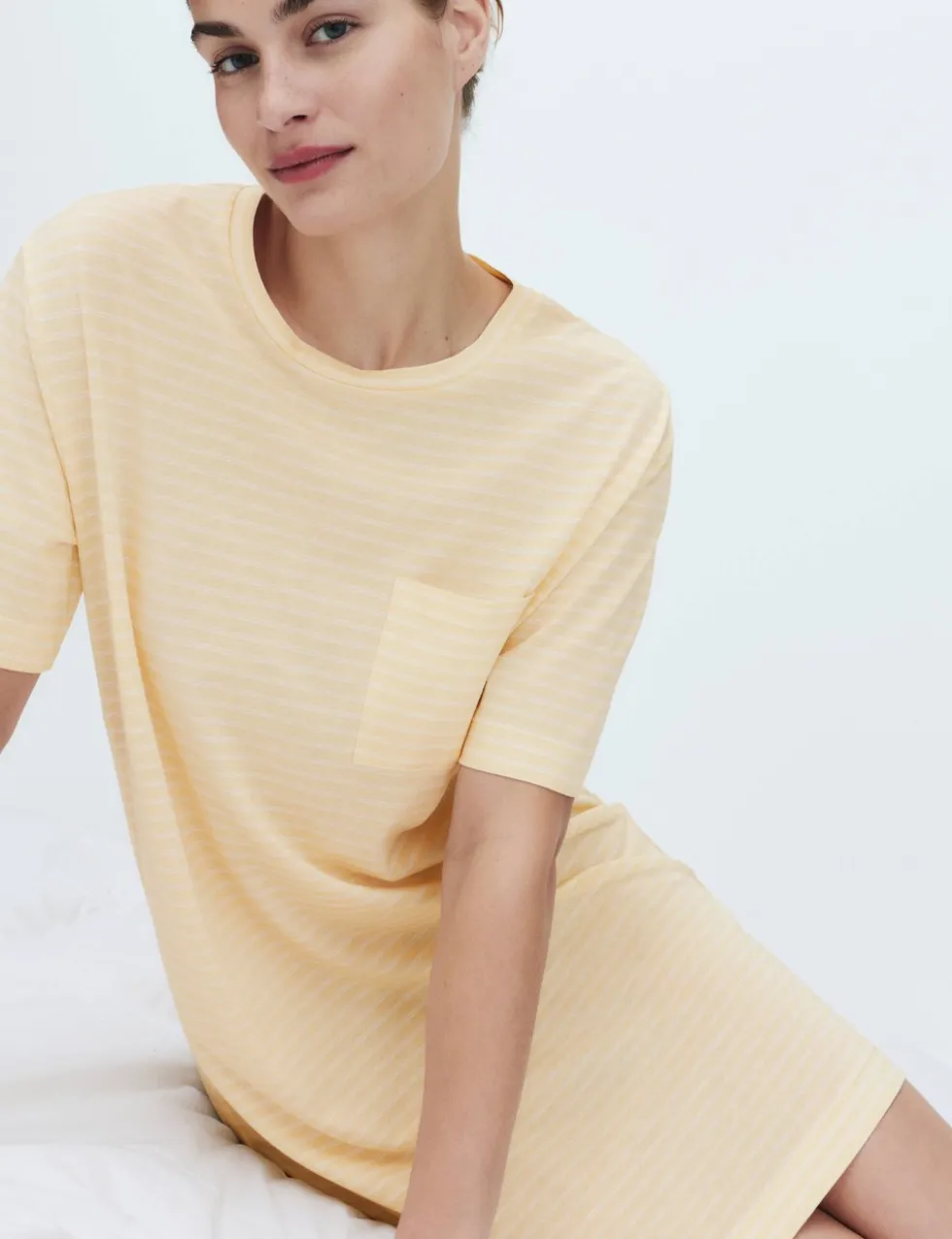 Cotton Modal Printed Minishirt