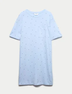 Cotton Modal Printed Minishirt