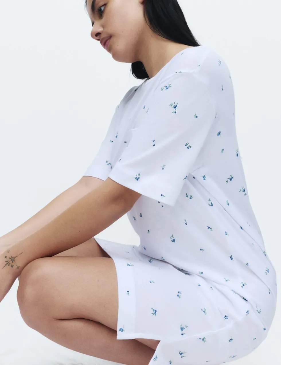 Cotton Modal Printed Minishirt
