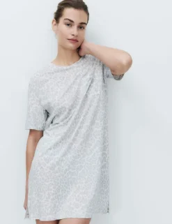 Cotton Modal Printed Minishirt