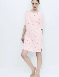Cotton Modal Printed Minishirt