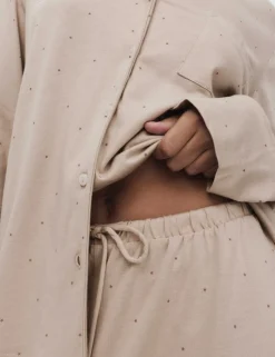 Cotton Modal Printed Revere Pyjama Set
