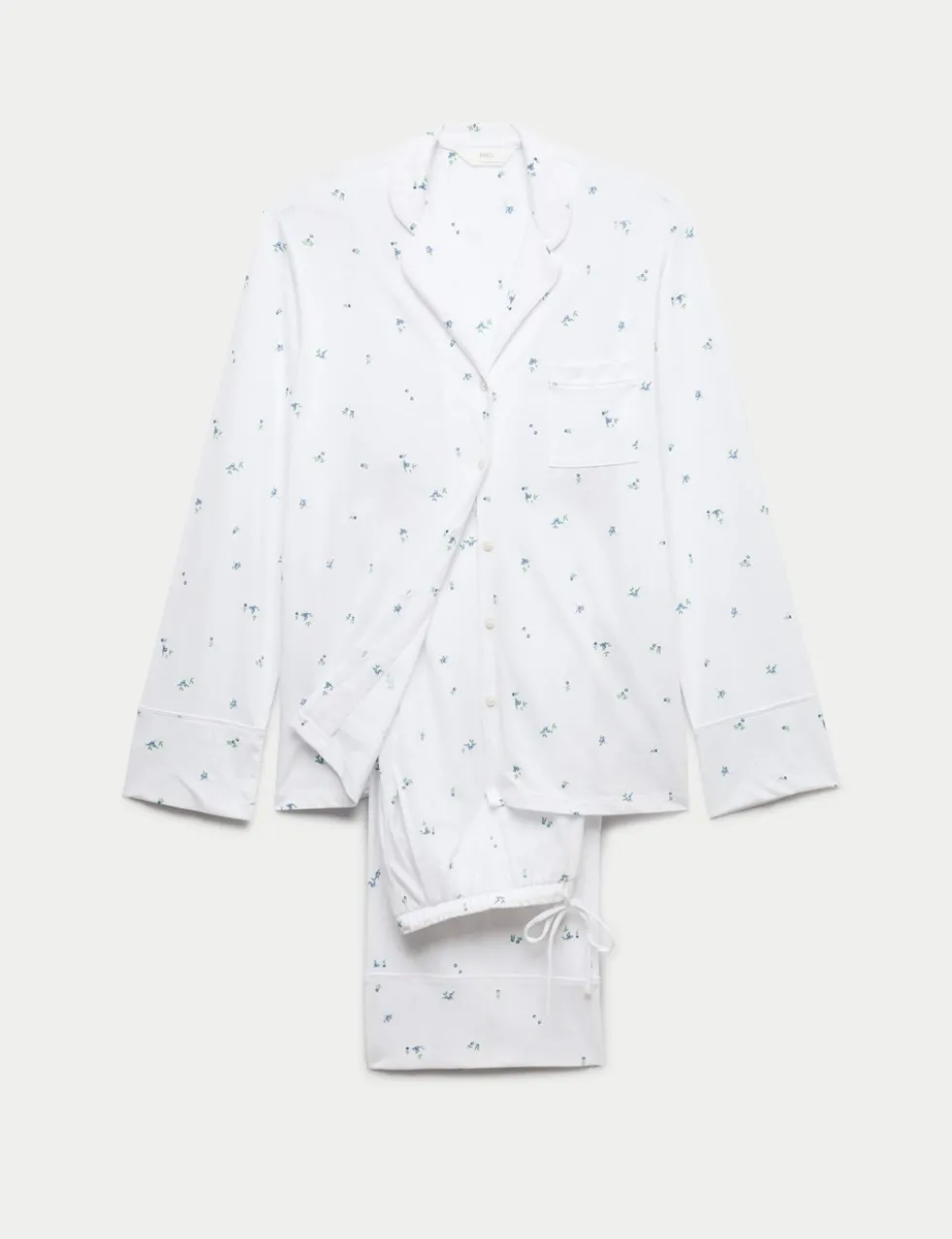 Cotton Modal Printed Revere Pyjama Set