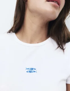 Cotton Modal Ribbed Pyjama T-Shirt