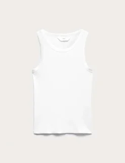 Cotton Modal Ribbed Vest